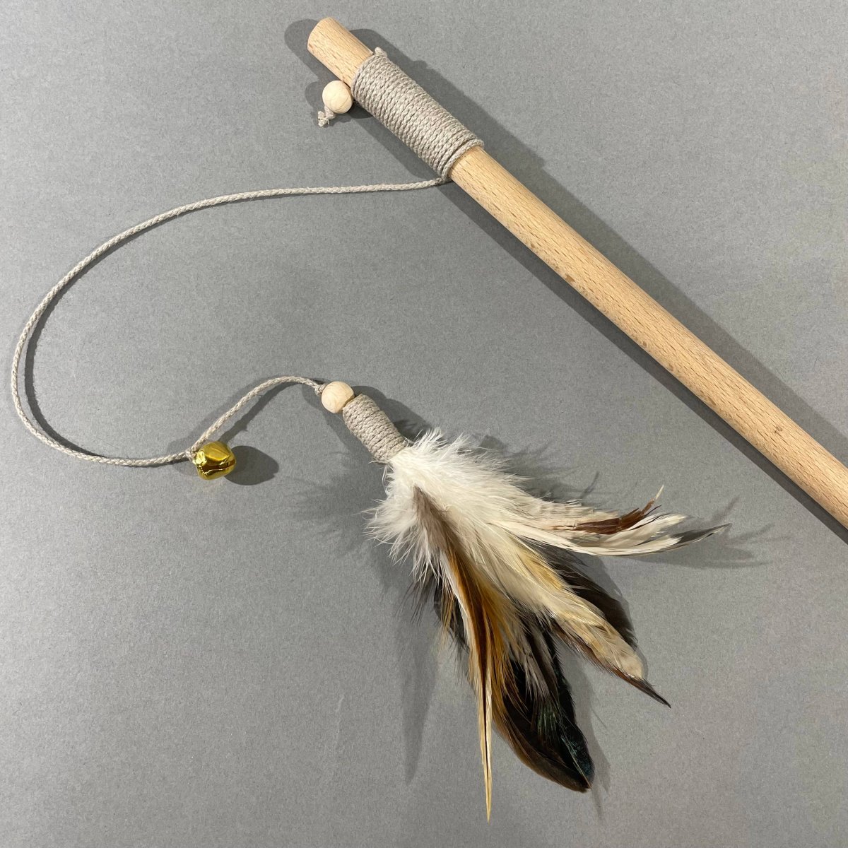 đ± Canne Ă pĂȘche pour chats â Plumes & clochette â Image 4