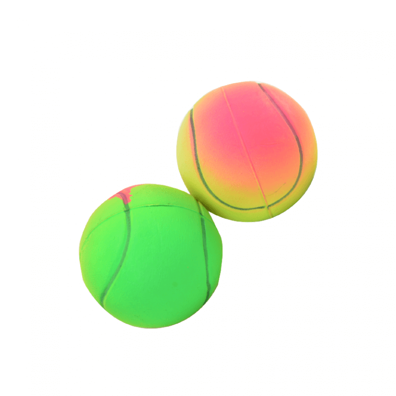 Felican Jouet Balle Néon Soft 5.7 cm X 2 PCS – Image 2
