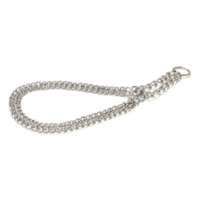 COLLIER 1/2 ETRANGLEUR CHROME 45 CM 2 mm
