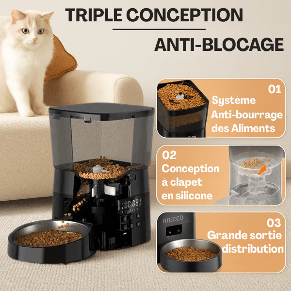 Distributeur croquettes pour chat automatique - MiniFeed™ – Image 9