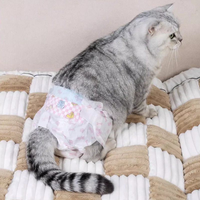 Couches pour Chat Rayé - Motifs Enfantins – Image 2