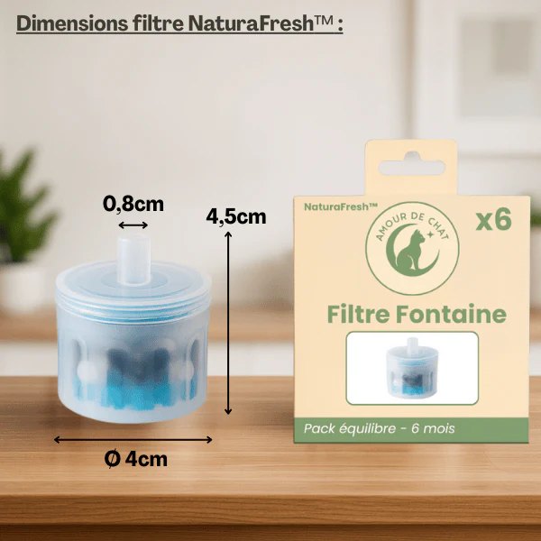 Filtre fontaine à eau pour chat - NaturaFresh™ : Meilleure hydratation – Image 9