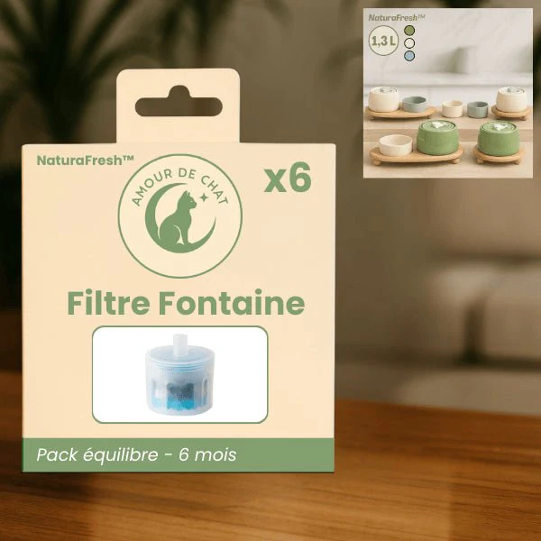 Filtre fontaine à eau pour chat - NaturaFresh™ : Meilleure hydratation – Image 2