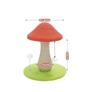 Accessoire Ludique pour Chats en Forme de Champignon