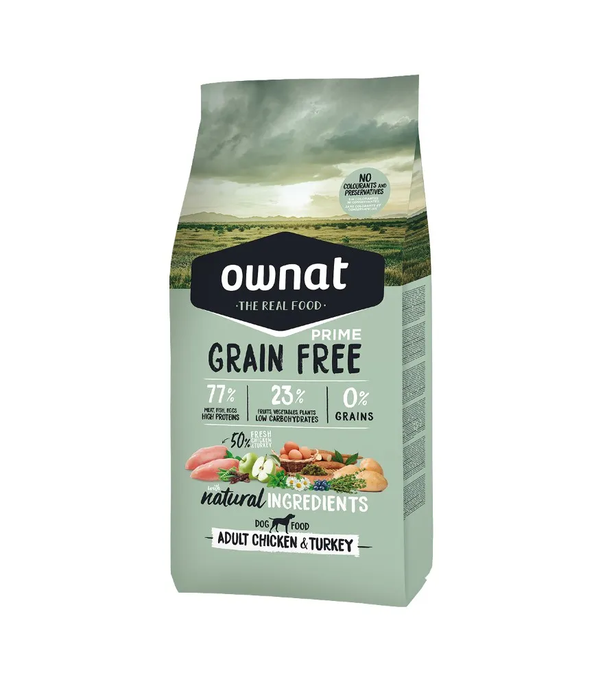 OWNAT PRIME DOG ADULT CHICKEN&TURKEY 12 KG – Image 2
