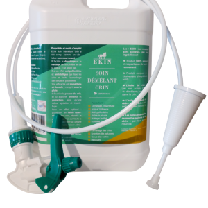 EKIN Soin Démêlant Crin 4L + Spray Flexible 1m