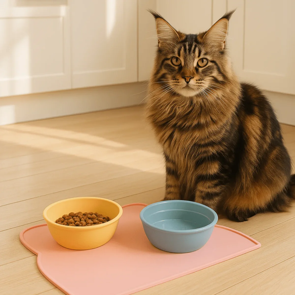 Tapis gamelle chat | KittyPlacemat™ – Image 2